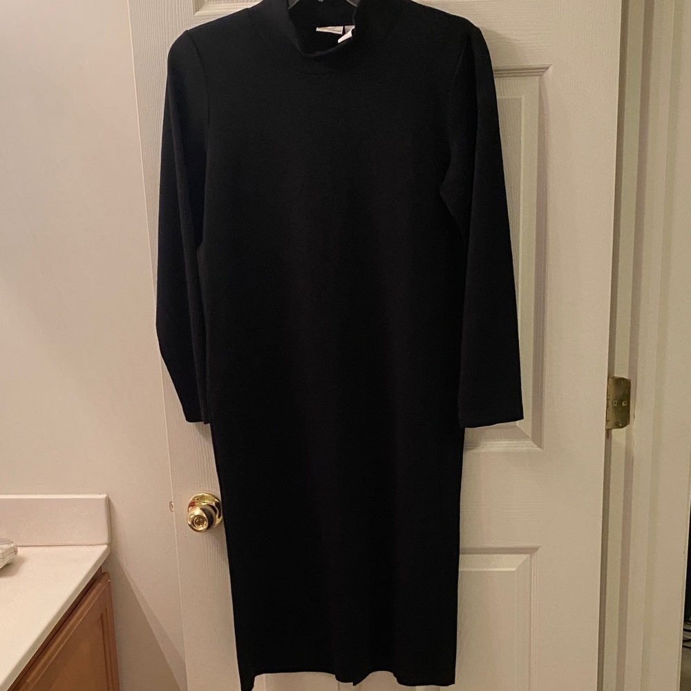 Kim Rogers Classic Black Long Sleeve Dress